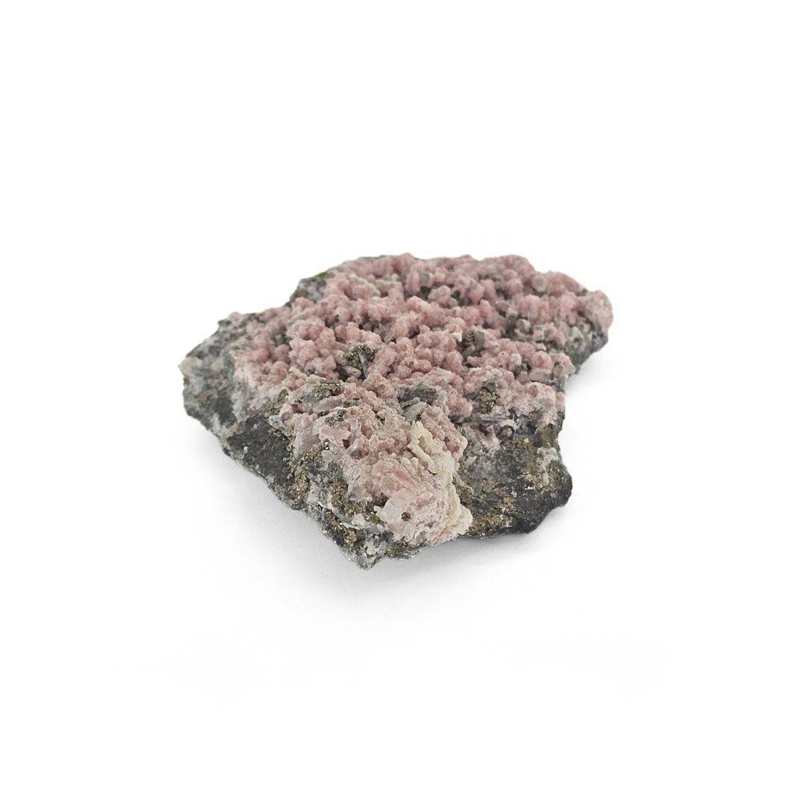 Rhodochrosite w/ Pyrite