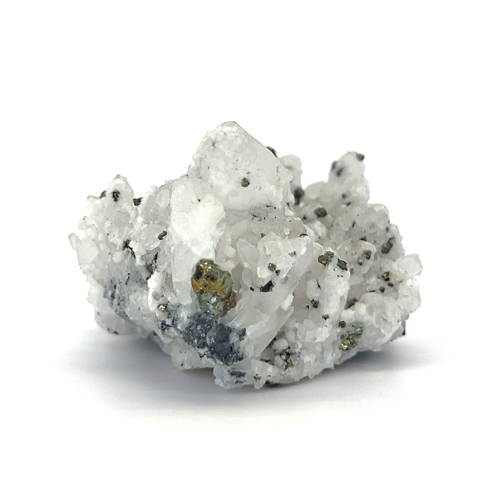 Calcite Quartz with Pyrite