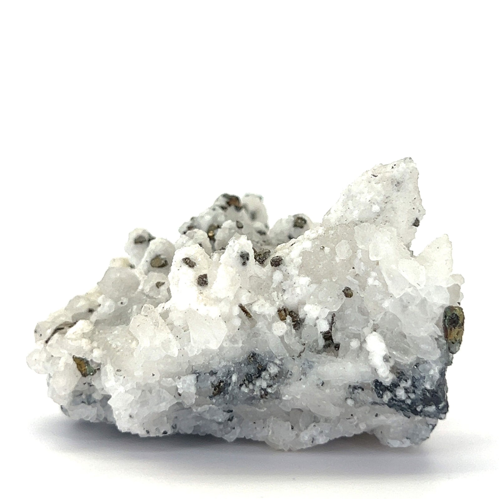 Calcite Quartz with Pyrite