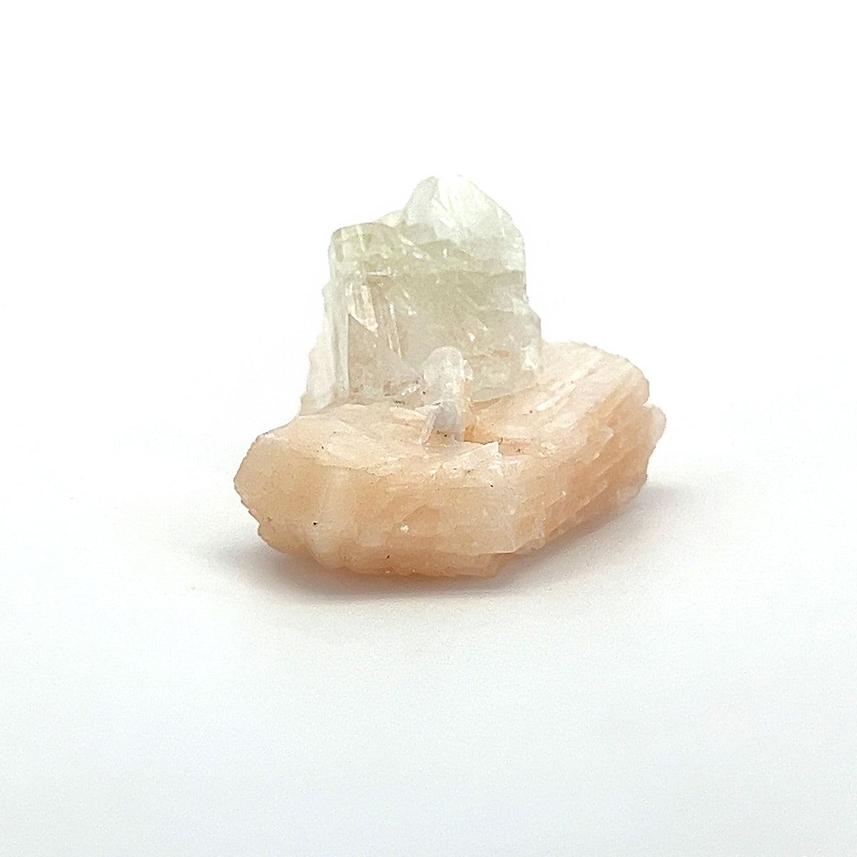 Stilbite w/ Apophyllite Crystal
