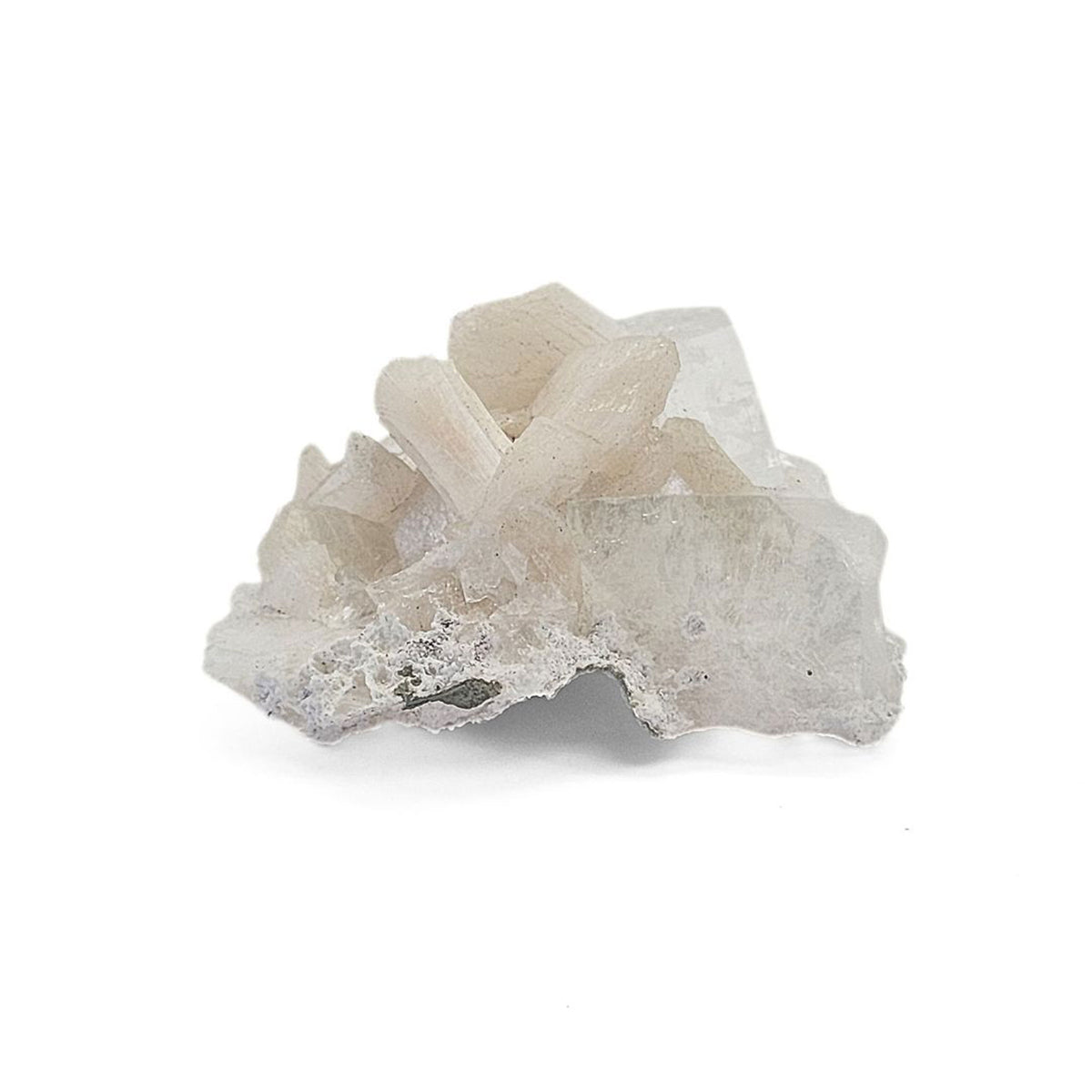 Apophyllite Crystal w/ Stilbite