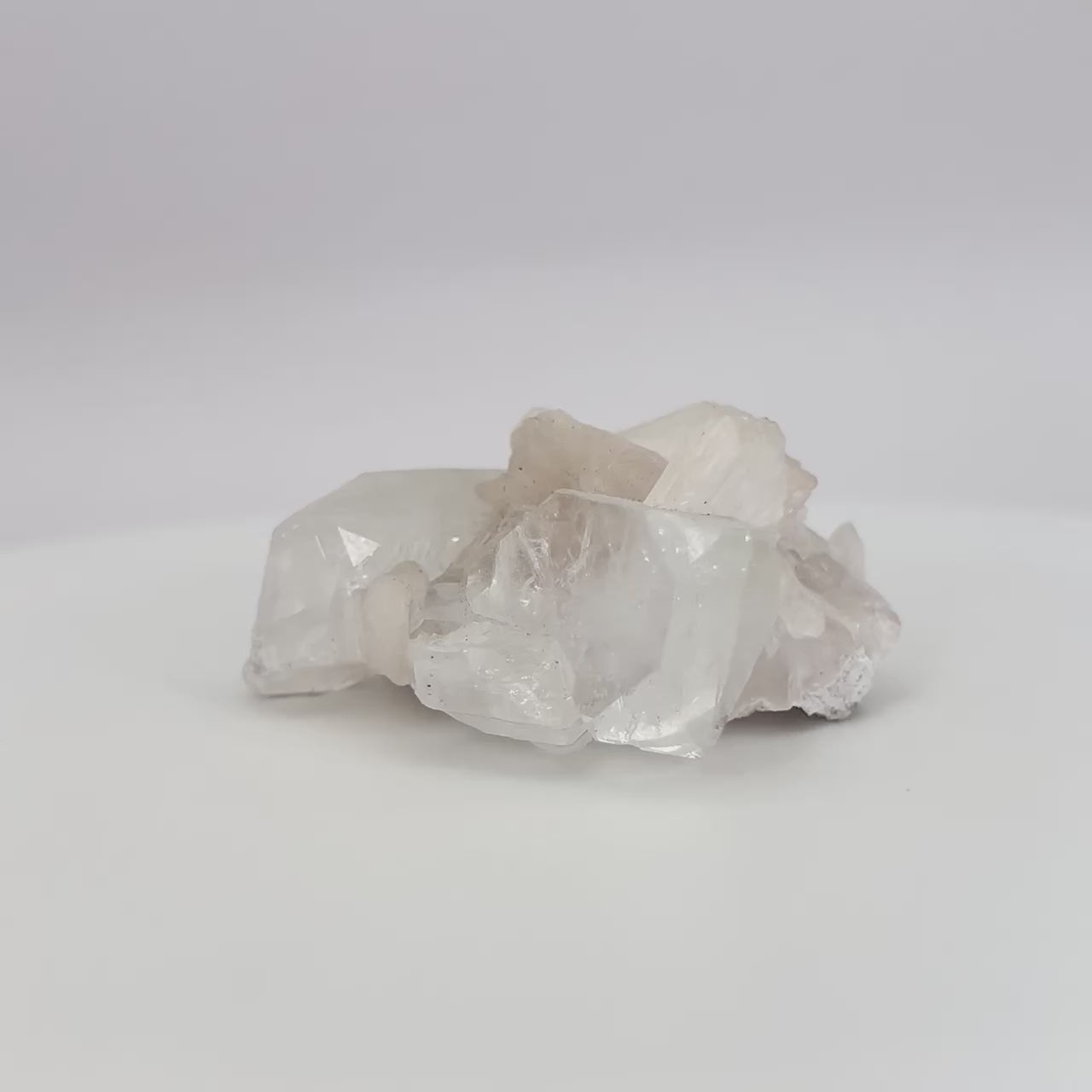 Apophyllite Crystal w/ Stilbite